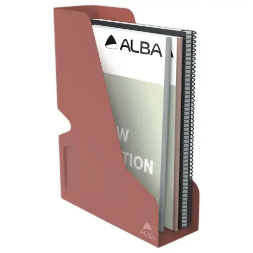 Porte-revues m&eacute;tal - Terracotta - ALBA 