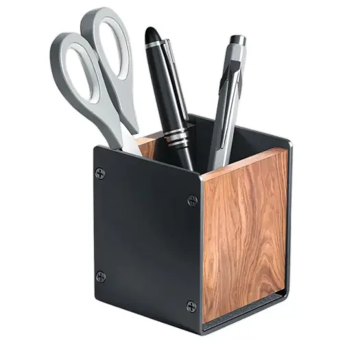 Pot à crayons bois