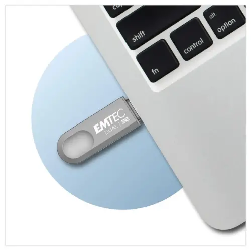 Cl&eacute; USB double connectique 2.0 USB-A/USB-C 64Go 