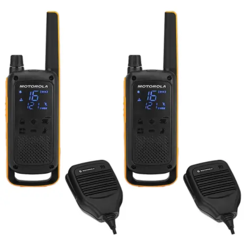 Talkie Walkie T82 Extr&egrave;me Quad - Noir - Lot de 4 