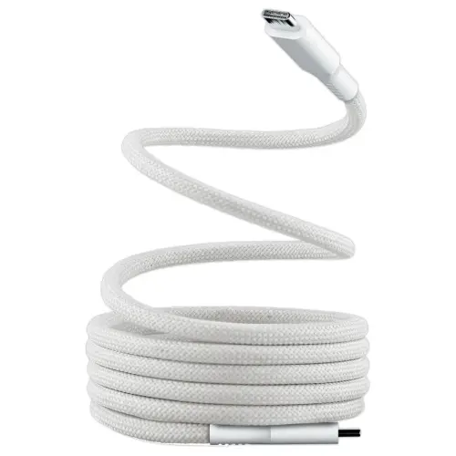 C&acirc;ble USB-C/USB-C magn&eacute;tique - Blanc - T'NB 