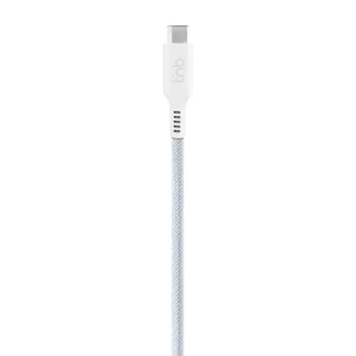 C&acirc;ble USB-C/USB-C magn&eacute;tique - Bleu et blanc - T'NB 