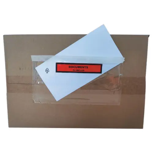 1000 Pochettes Documents ci-inclus pour DL PP imprimé 110X220 mm