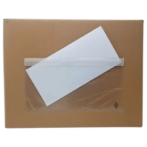 1000 Pochettes Documents ci-inclus pour DL PP neutre 110x220 mm