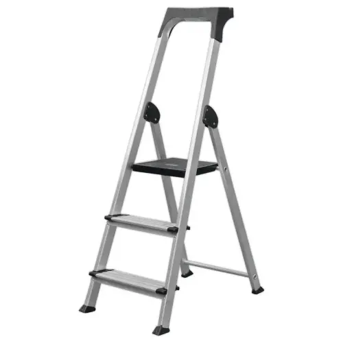 Escabeau 3 marches porte-outils 