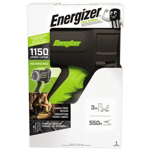 Projecteur rechargeable - 1150 lumens - ENERGIZER
