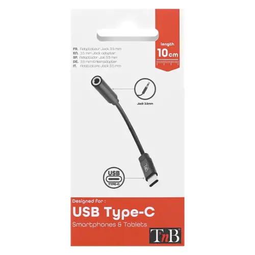 Adaptateur USB type C vers jack 3.5 mm