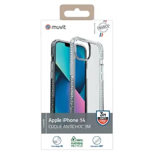 Coque renforcée transparente pour Iphone 14