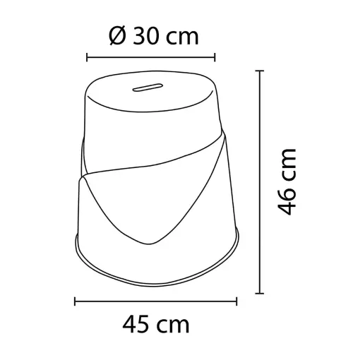 Tabouret NIMBO P.E.T. 