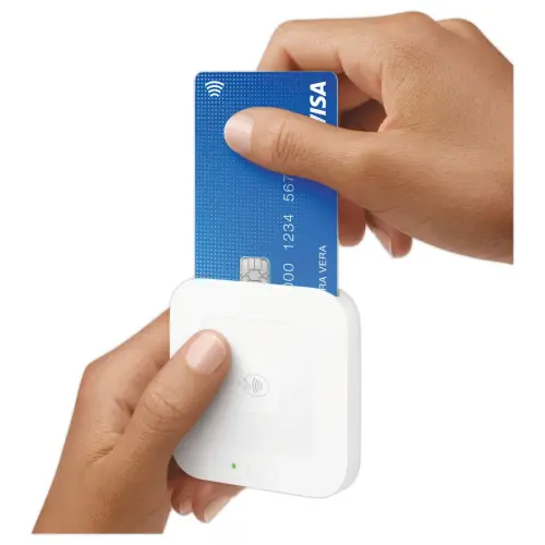 Lecteur de carte bancaire - Blanc