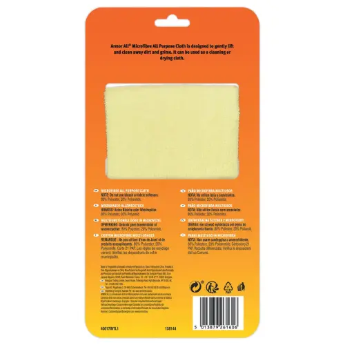 Chiffon nettoyant voitures - Microfibre - Entretien automobile - ARMOR ALL