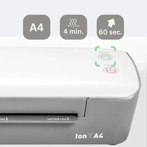 Plastifieuse Ion – A4 - Blanc – Fellowes