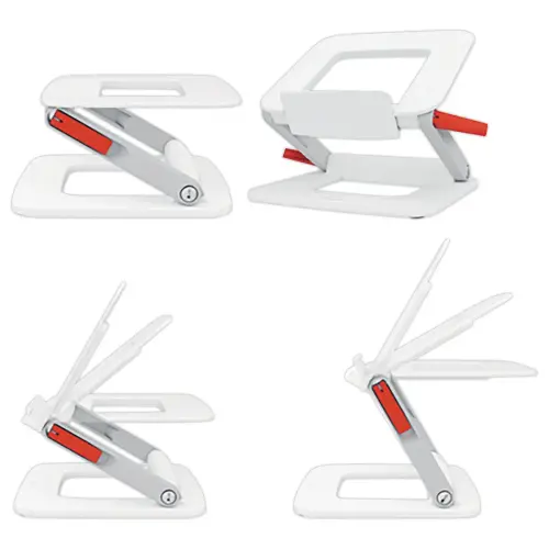 Support multi-angles r&eacute;glable pour ordinateur portable - Blanc - LEITZ 