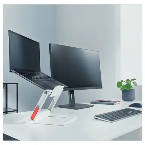 Support multi-angles r&eacute;glable pour ordinateur portable - Blanc - LEITZ 