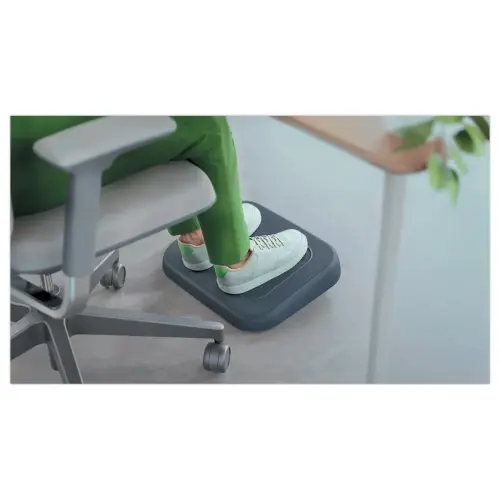Repose-pieds de bureau ergonomique réglable - Gris foncé - LEITZ