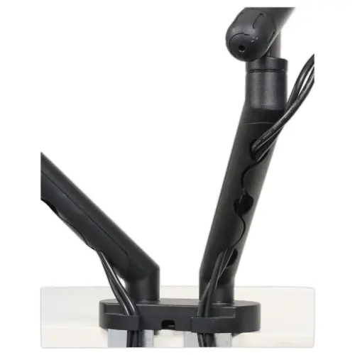 Bras porte-&eacute;cran double BE Flexible Dual - Noir 
