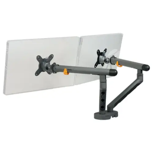 Bras porte-écran double BE Flexible Dual - Anthracite