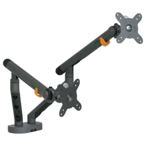Bras porte-écran double BE Flexible Dual - Anthracite