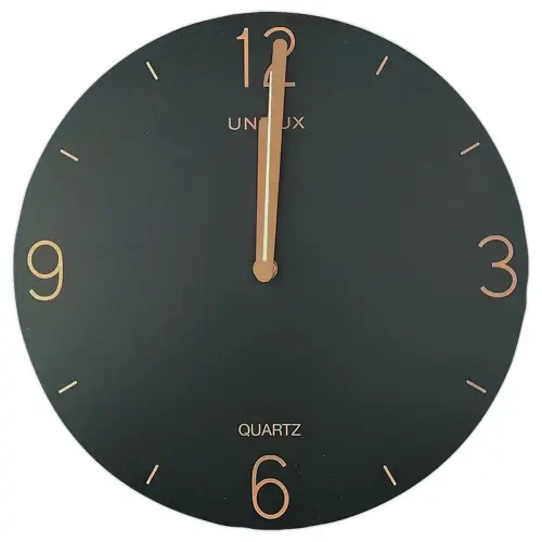 Horloge Oxford Savana Bois MDF - Noir
