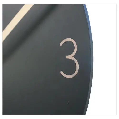 Horloge Oxford Savana Bois MDF - Noir