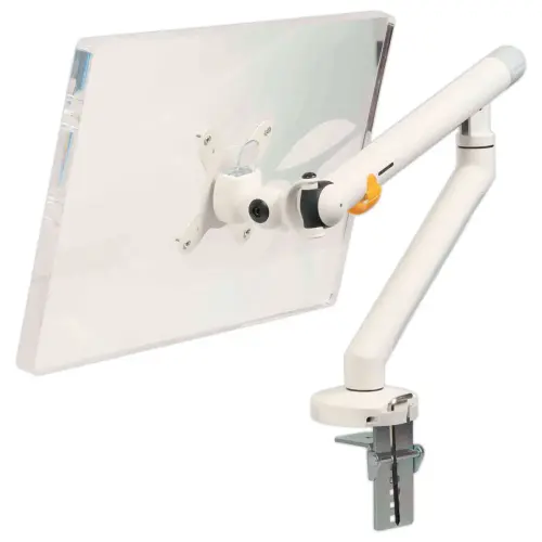 Bras porte-écran BE Flexible Simple blanc - Bakker