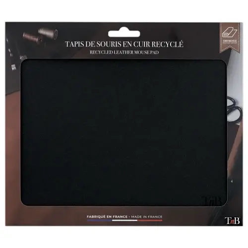 Tapis de souris en cuir recyclé