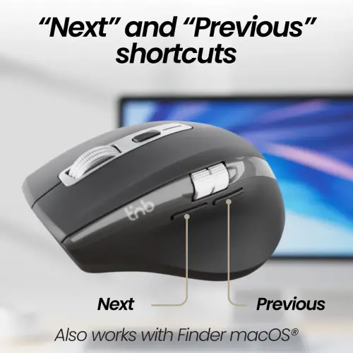 Souris INFINITEPRO - Double molette - Sans fil rechargeable - T'NB 