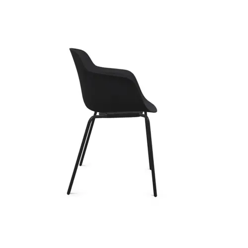Fauteuil WEEKLY m&eacute;tal noir mont&eacute; 