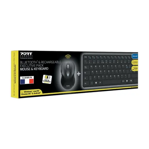 Kit clavier et souris sans fil expert Port Design 