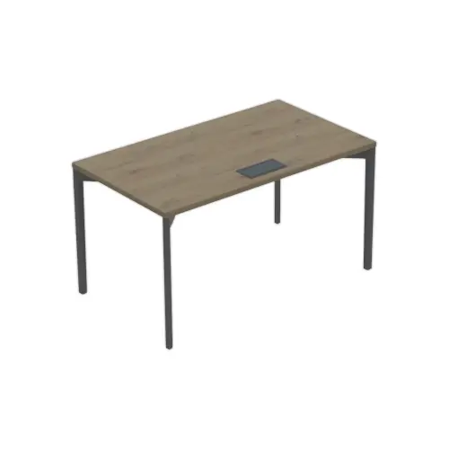 Bureau Bastia L 140 cheine veine / anthracite 