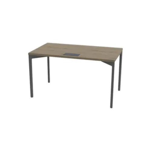 Bureau Bastia L 140 cheine veine / anthracite 