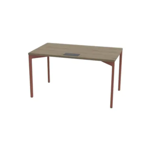 Bureau Bastia L 160 cheine veine / terracotta