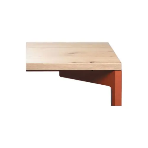Bureau Bastia L 160 cheine veine / terracotta