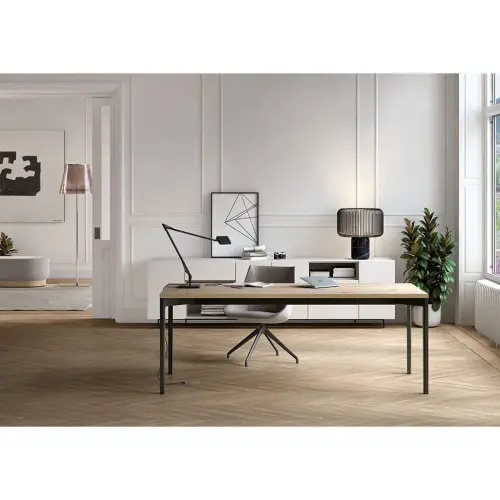 Bureau Bastia L 160 cheine veine / vert 