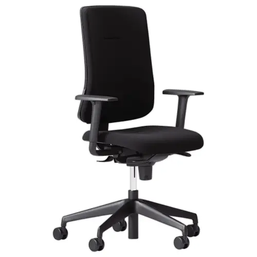 Siège ATILA tissu noir monté