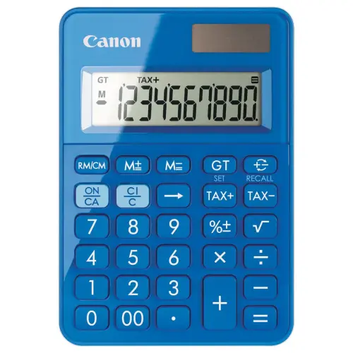 Calculatrice Canon LS 100KB Bleue 10 chiffres 