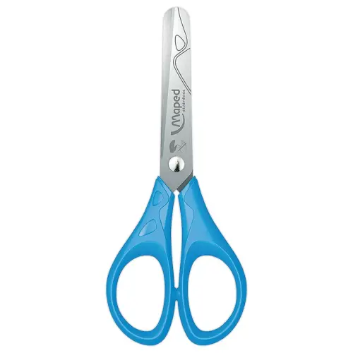 Ciseaux recycl&eacute;s bout rond 13cm gaucher 