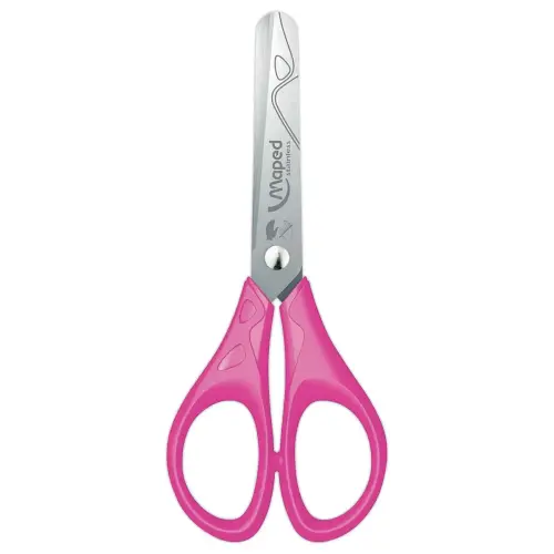 Ciseaux recycl&eacute;s bout rond 13cm gaucher 