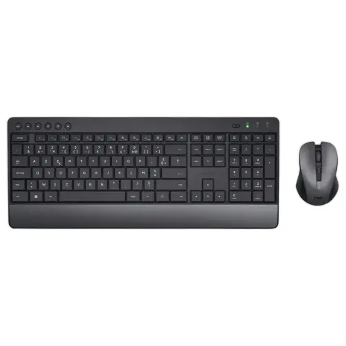 Kit clavier et souris sans fil Trezo Eco - Noir