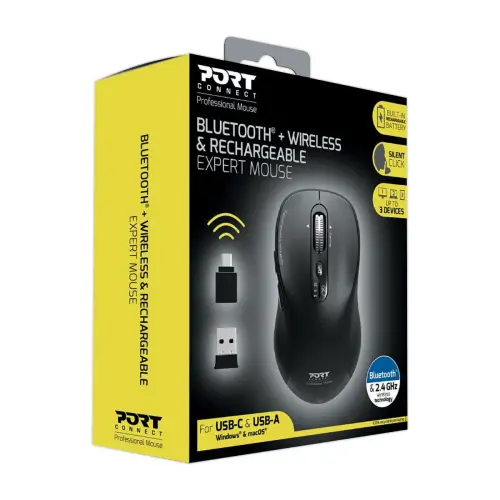 Souris Bluetooth rechargeable Combo Pro - Noir
