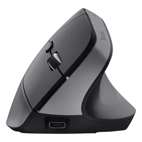 Souris egonomique BAYO+ sans fil - Noire