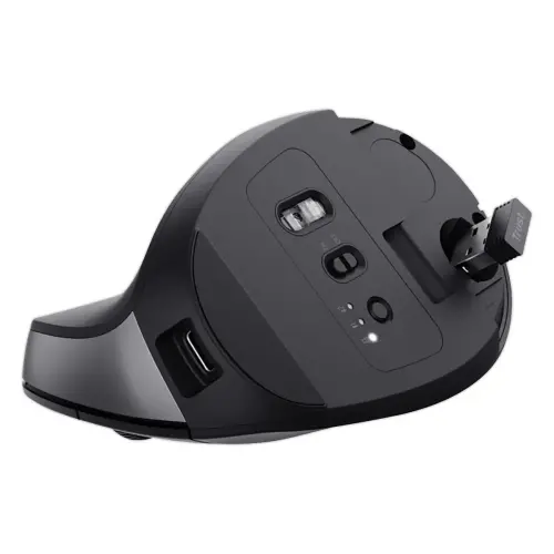 Souris egonomique BAYO+ sans fil - Noire