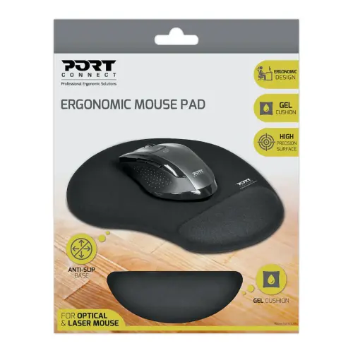 Tapis de souris ergonomique - Noir