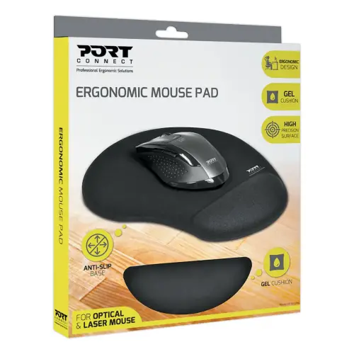 Tapis de souris ergonomique - Noir