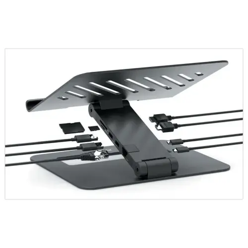 Support PC portable avec HUB