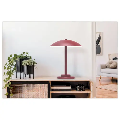 Lampe e27 Chicago rouge