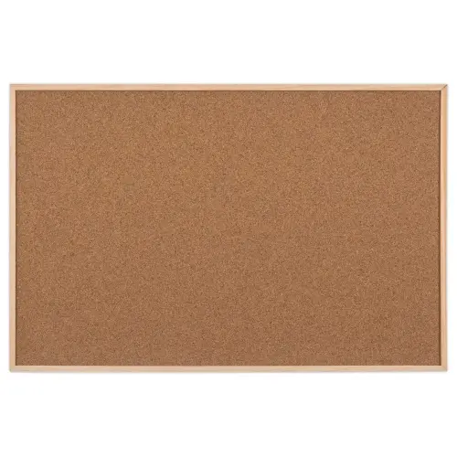 Tableau li&egrave;ge avec cadre bois &ndash; 40 x 60 cm &ndash; Bi-Office 