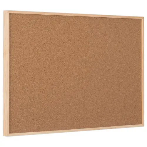 Tableau liège avec cadre bois – 60 x 90 cm – Bi-Office