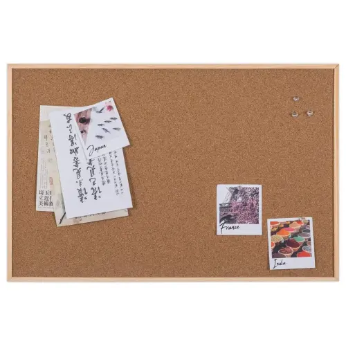 Tableau liège avec cadre bois – 120 x 90 cm – Bi-Office