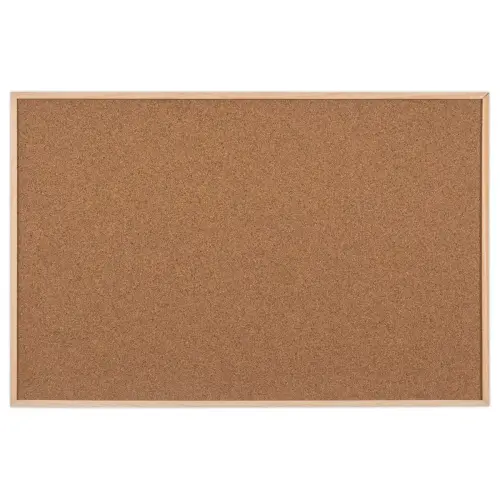 Tableau liège avec cadre bois – 120 x 90 cm – Bi-Office